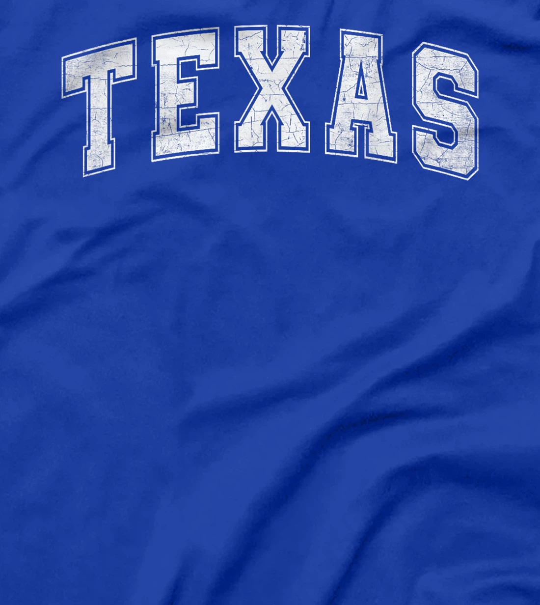 Texas State Retro White Varsity Vintage Text T-Shirt