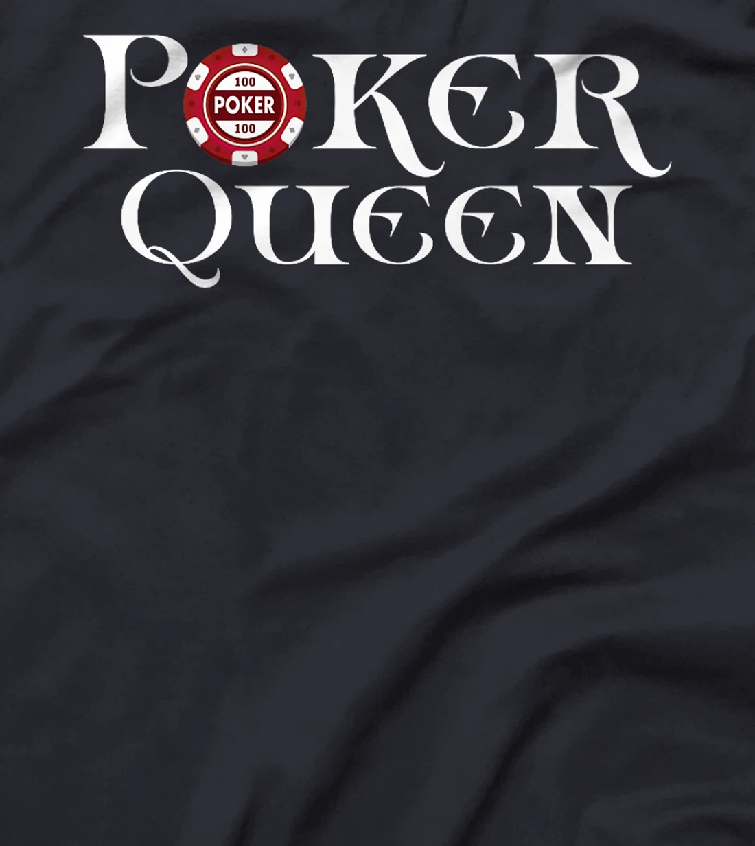 POKER QUEEN Poker Player Poker Tournament Texas Holdem Premium T-Shirt