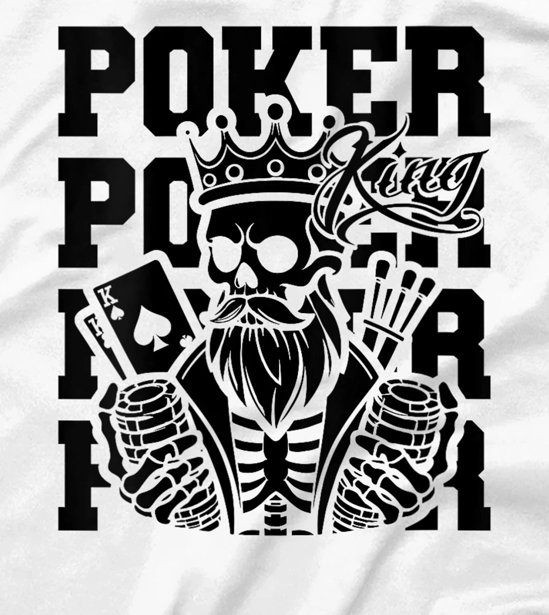 Womens Poker Texas Holdem - Gambling Gambler Cards Poker King T-Shirt