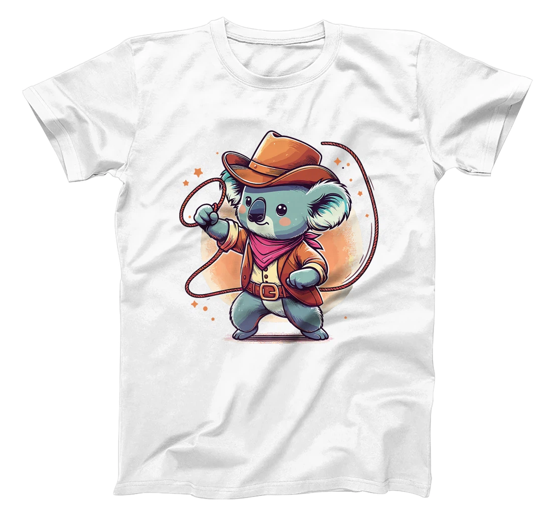 Western Rodeo Cowboy Hat Koala Texas Animals Premium T-Shirt