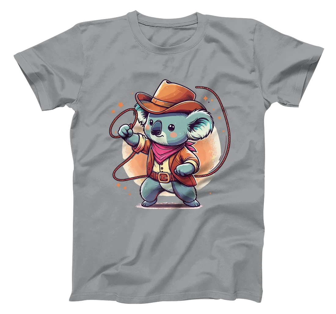 Western Rodeo Cowboy Hat Koala Texas Animals Premium T-Shirt