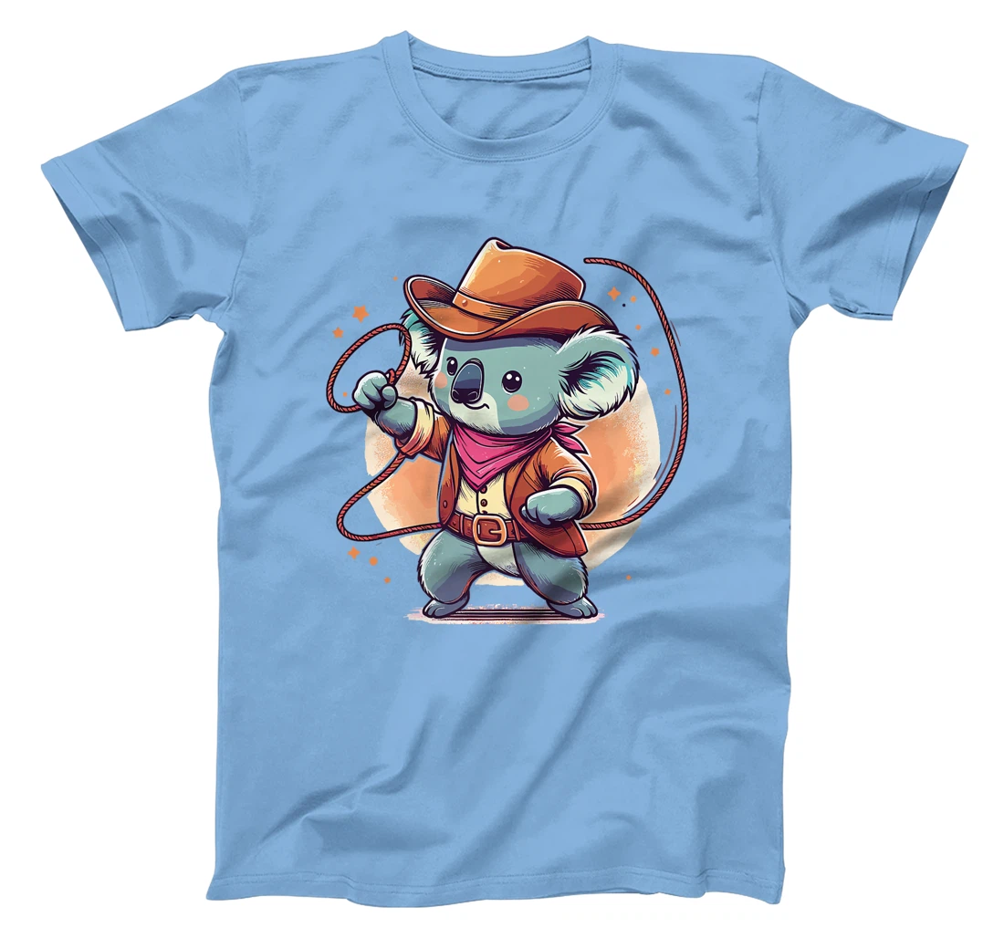 Western Rodeo Cowboy Hat Koala Texas Animals Premium T-Shirt