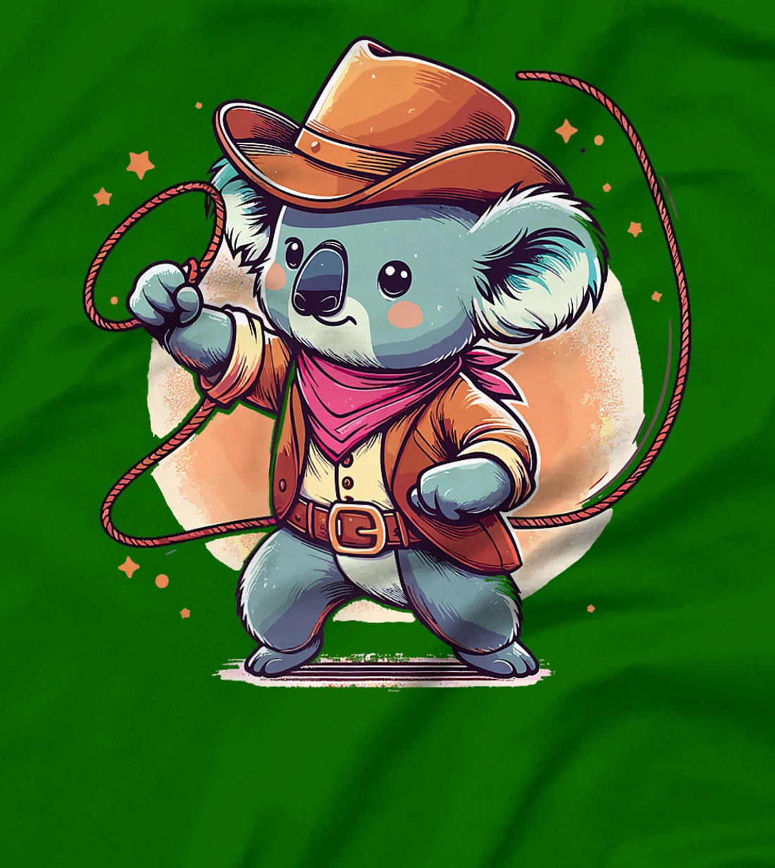 Western Rodeo Cowboy Hat Koala Texas Animals Premium T-Shirt