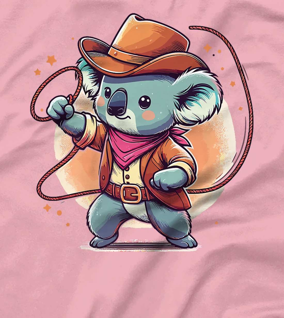 Western Rodeo Cowboy Hat Koala Texas Animals Premium T-Shirt