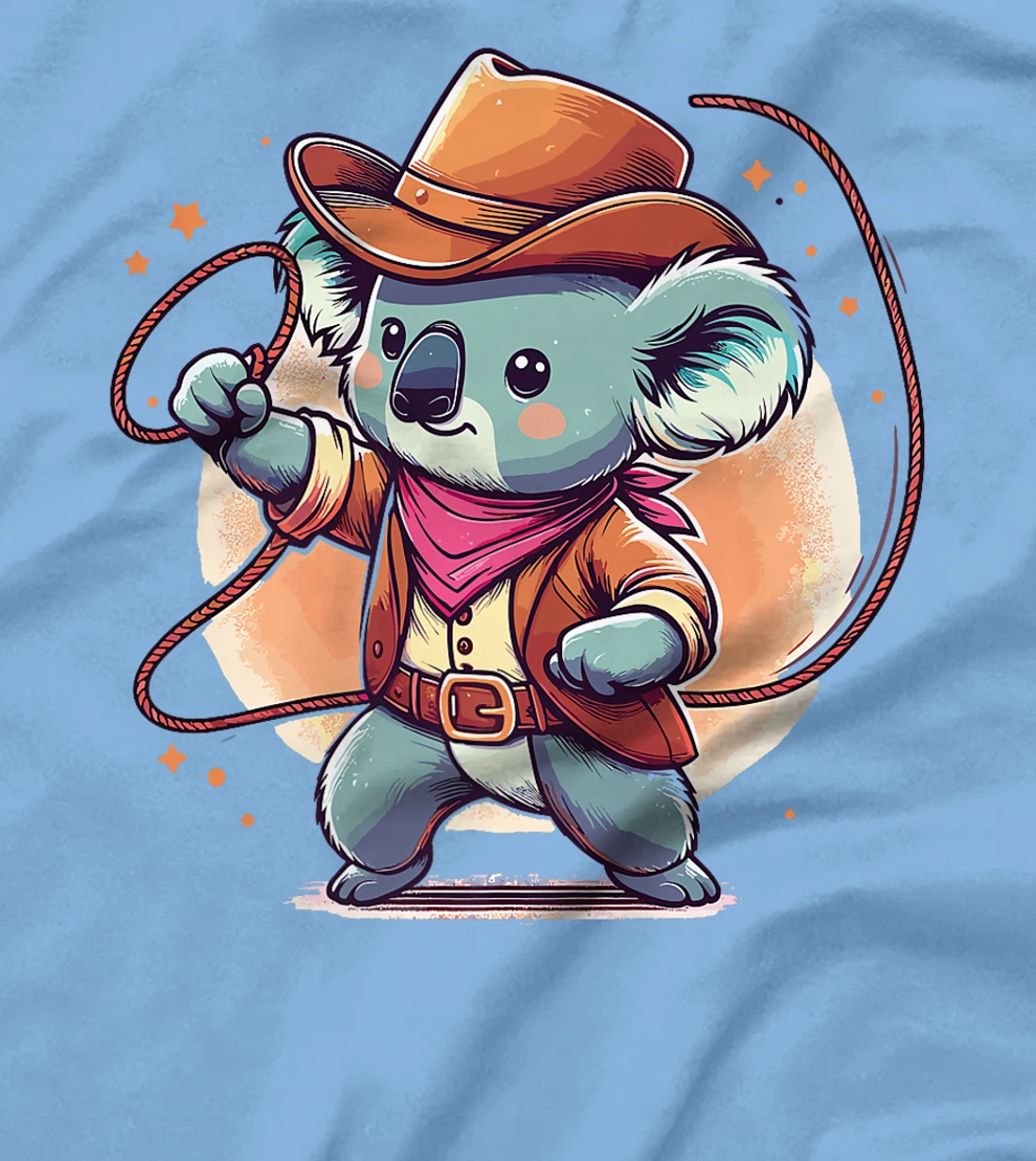 Western Rodeo Cowboy Hat Koala Texas Animals Premium T-Shirt