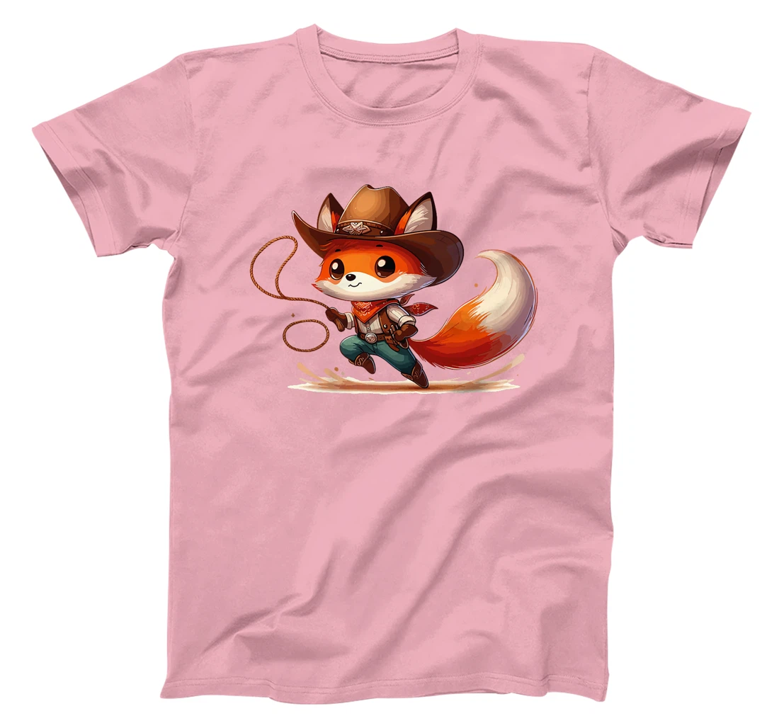 Western Rodeo Cowboy Hat Fox Texas Animals Premium T-Shirt