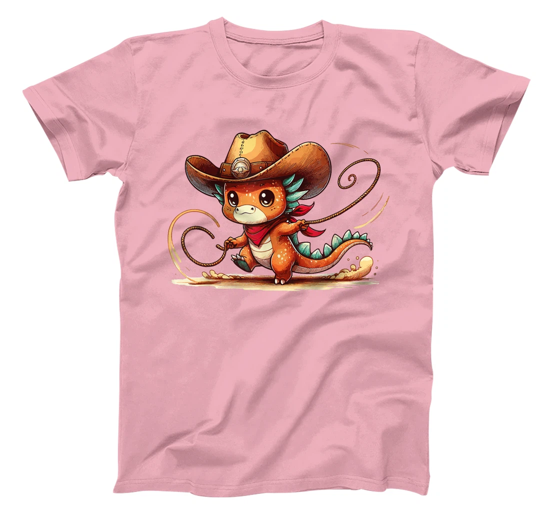 Western Rodeo Cowboy Hat Dragon Texas Animals T-Shirt