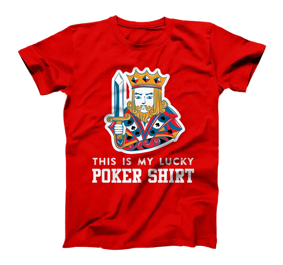 Poker Player THIS IS MY LUCKY POKER SHIRT Texas Holdem Premium T-Shirt