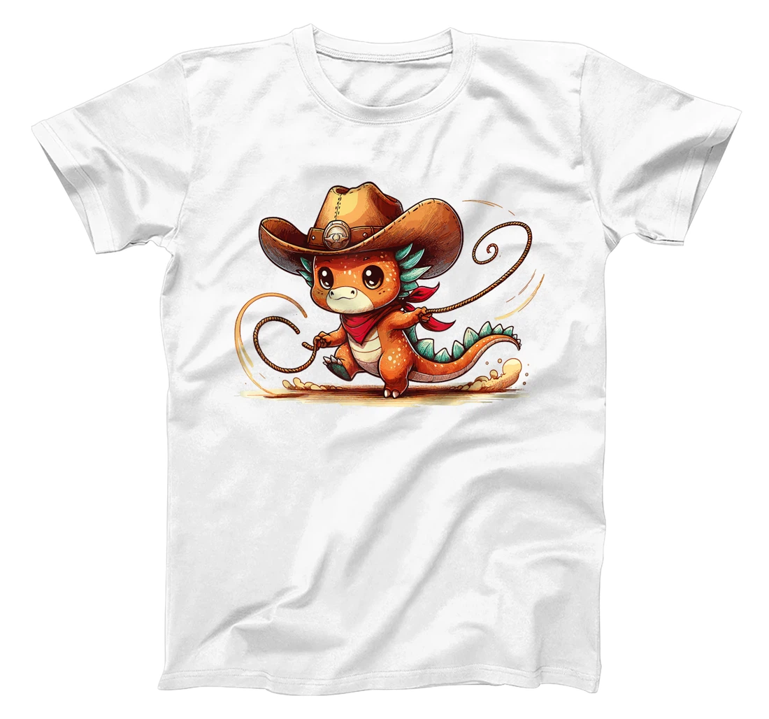 Western Rodeo Cowboy Hat Dragon Texas Animals T-Shirt