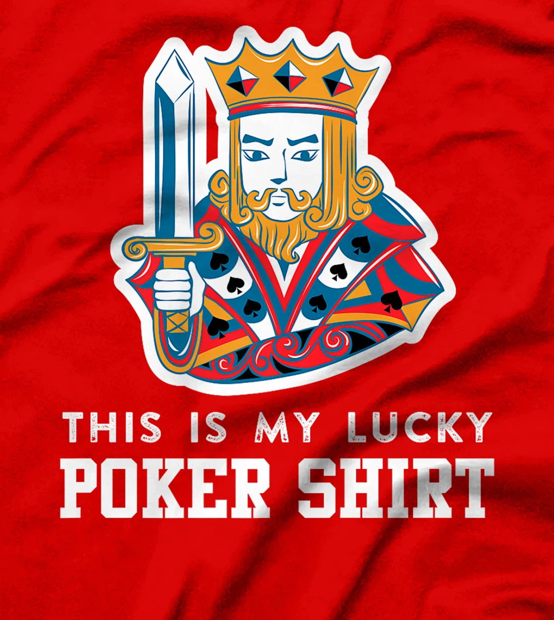 Poker Player THIS IS MY LUCKY POKER SHIRT Texas Holdem Premium T-Shirt