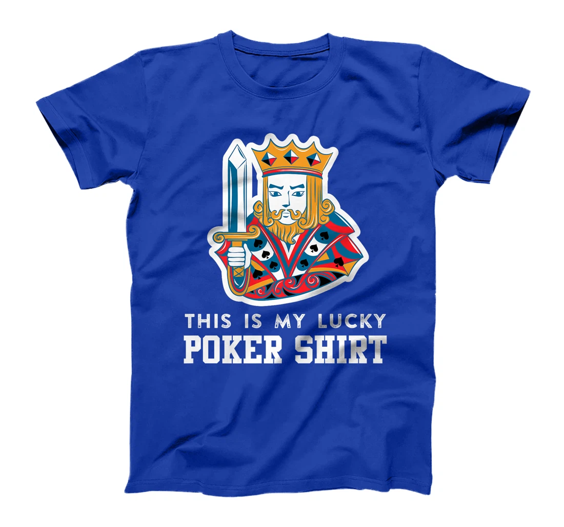 Poker Player THIS IS MY LUCKY POKER SHIRT Texas Holdem Premium T-Shirt