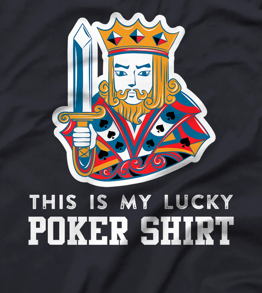 Poker Player THIS IS MY LUCKY POKER SHIRT Texas Holdem Premium T-Shirt