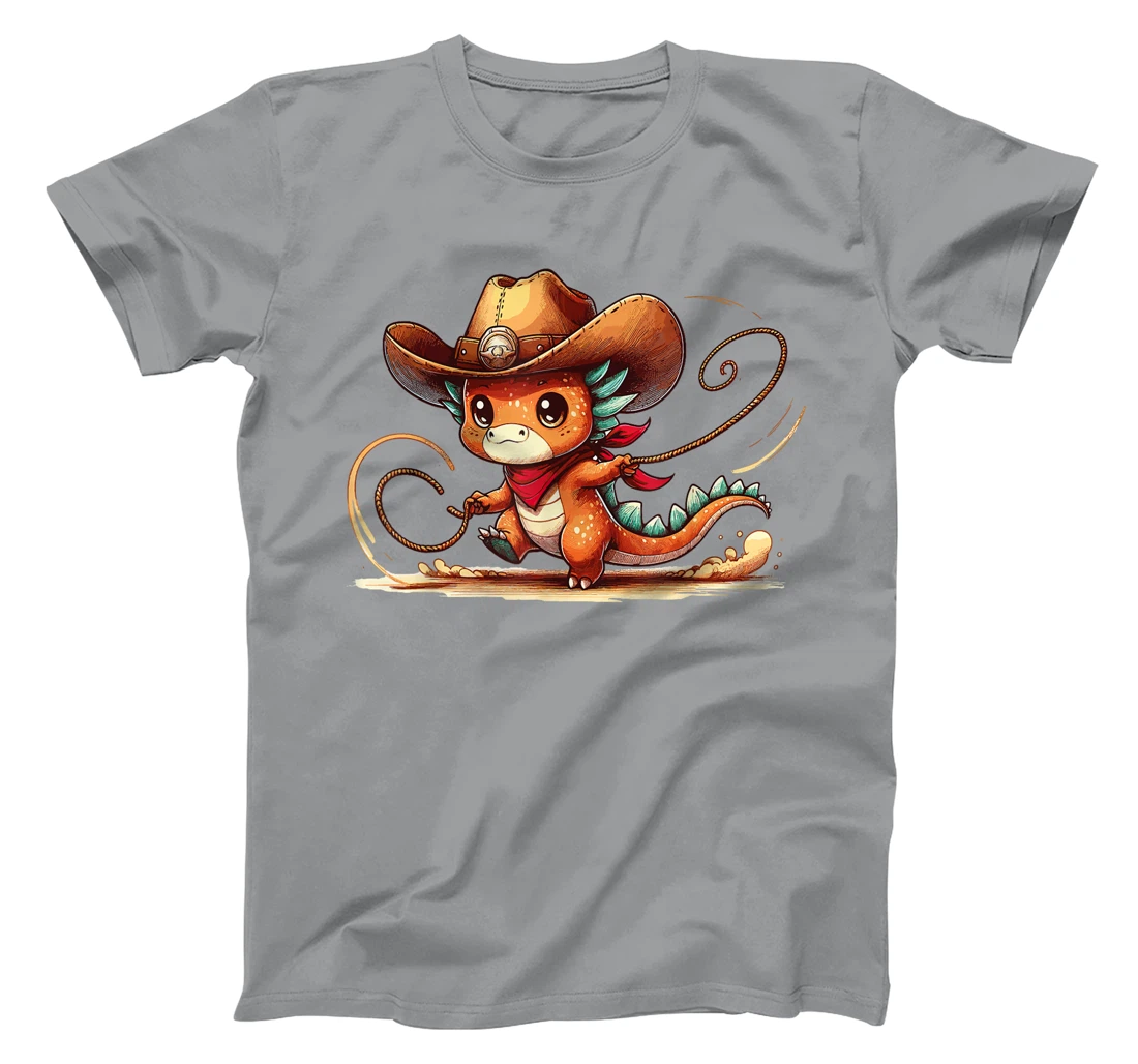 Western Rodeo Cowboy Hat Dragon Texas Animals T-Shirt