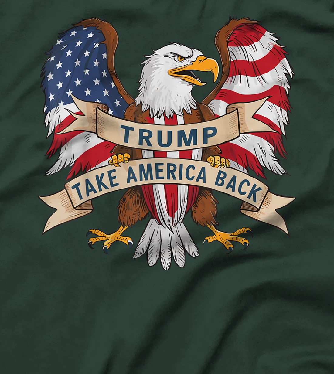 Trump 2024 Flag Take America Back Men Women Donald Trump T-Shirt