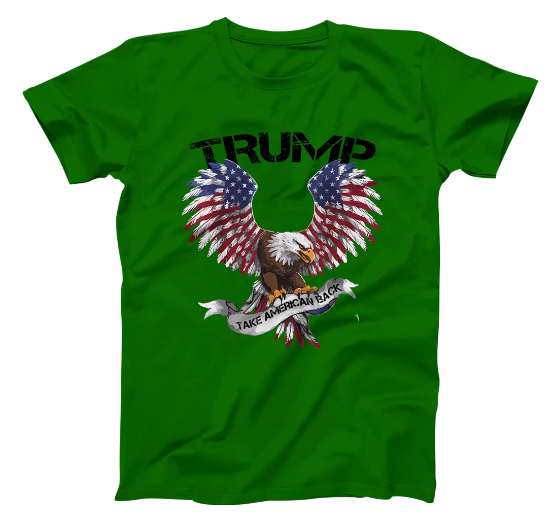 Trump 2024 Flag Take America Back Men Women Donald Trump T-Shirt
