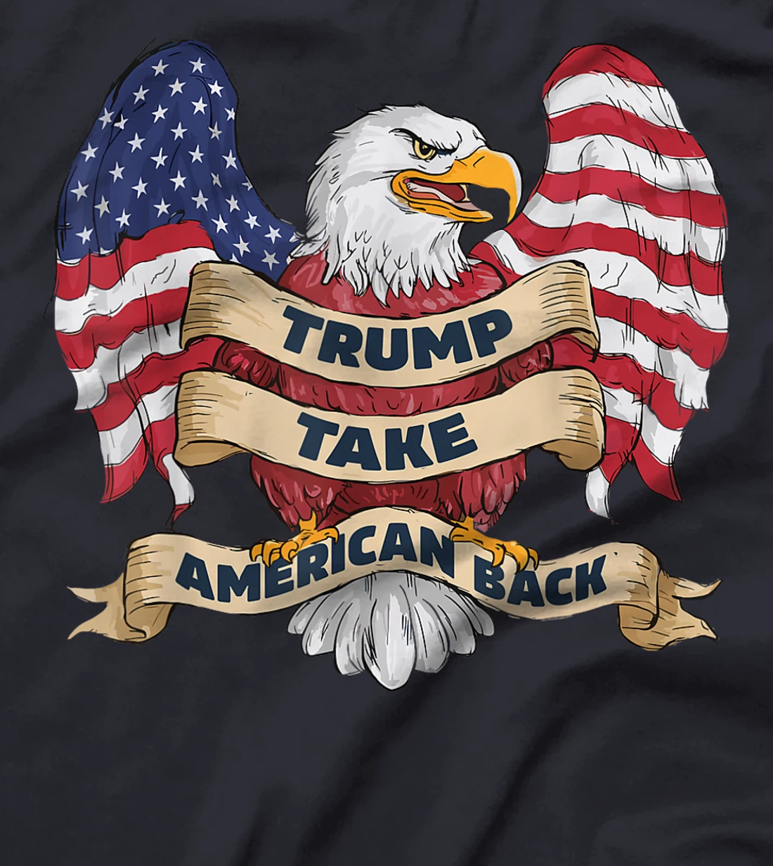 Trump 2024 Flag Take America Back Men Women Donald Trump T-Shirt