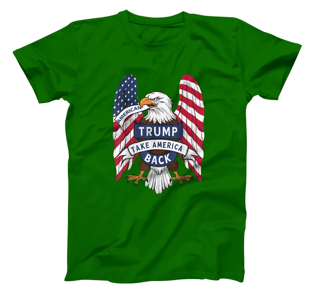 Trump 2024 Flag Take America Back Men Women Donald Trump T-Shirt