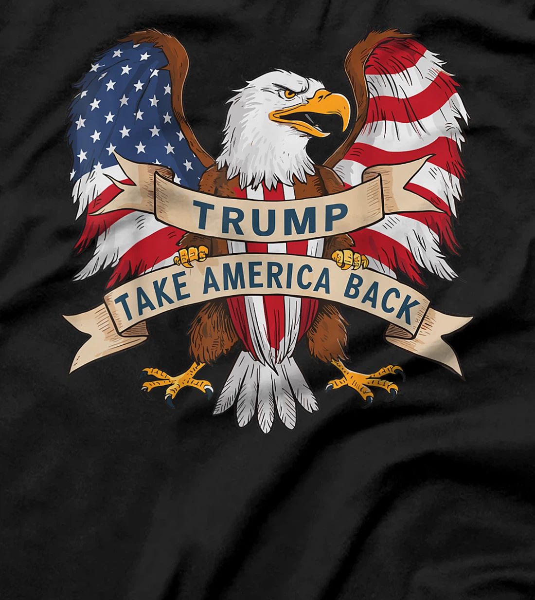 Trump 2024 Flag Take America Back Men Women Donald Trump T-Shirt
