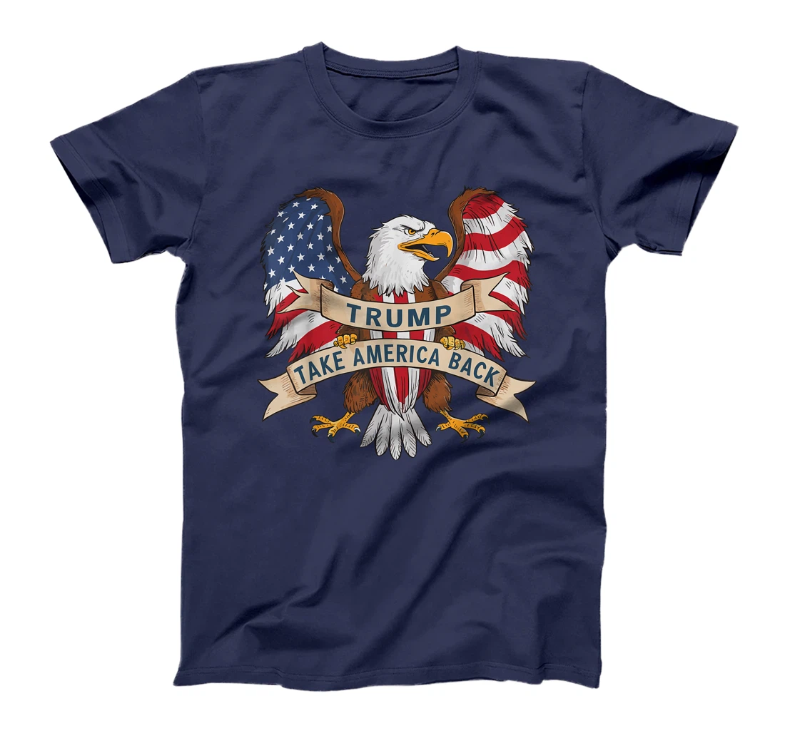 Trump 2024 Flag Take America Back Men Women Donald Trump T-Shirt