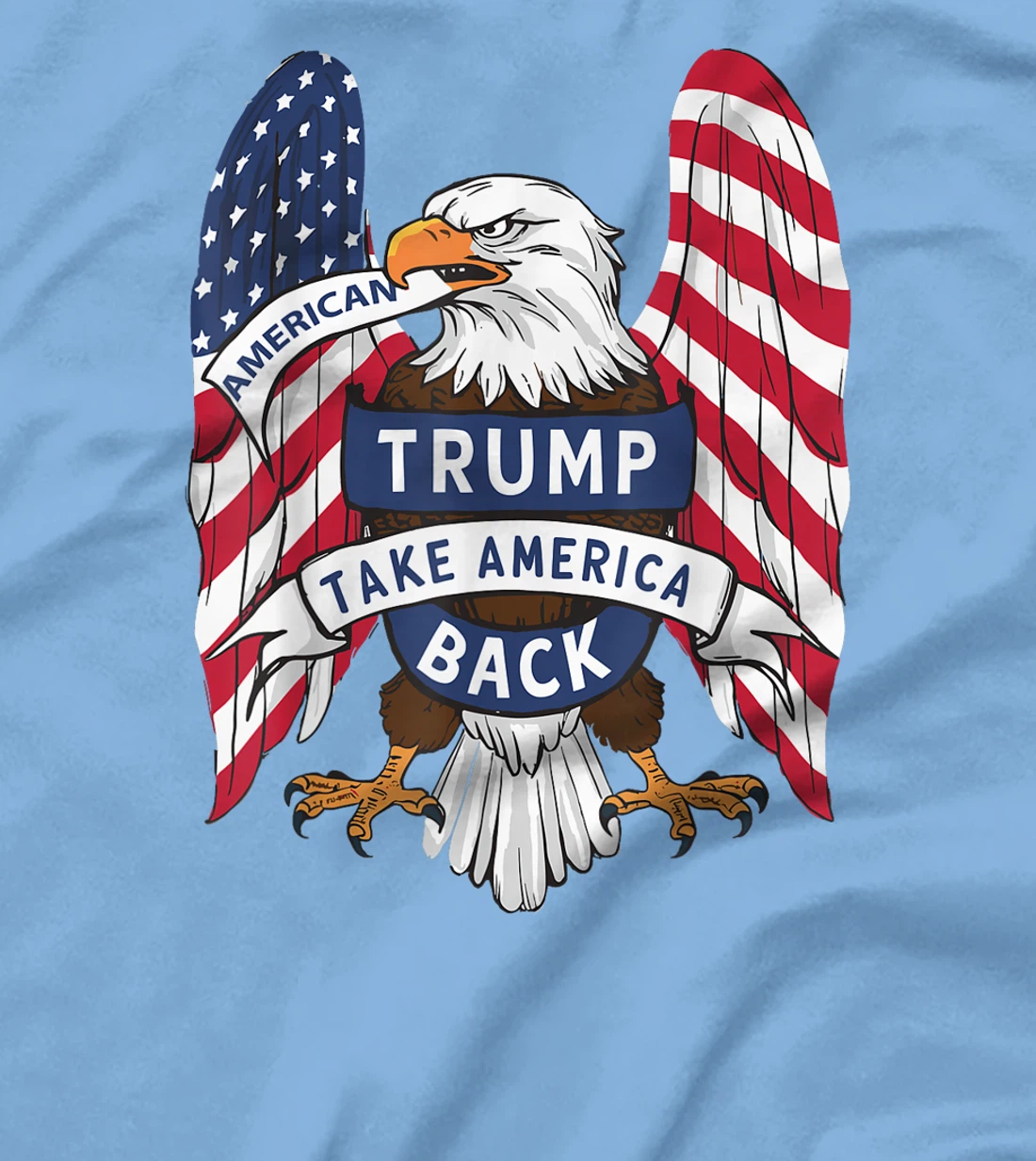 Trump 2024 Flag Take America Back Men Women Donald Trump T-Shirt
