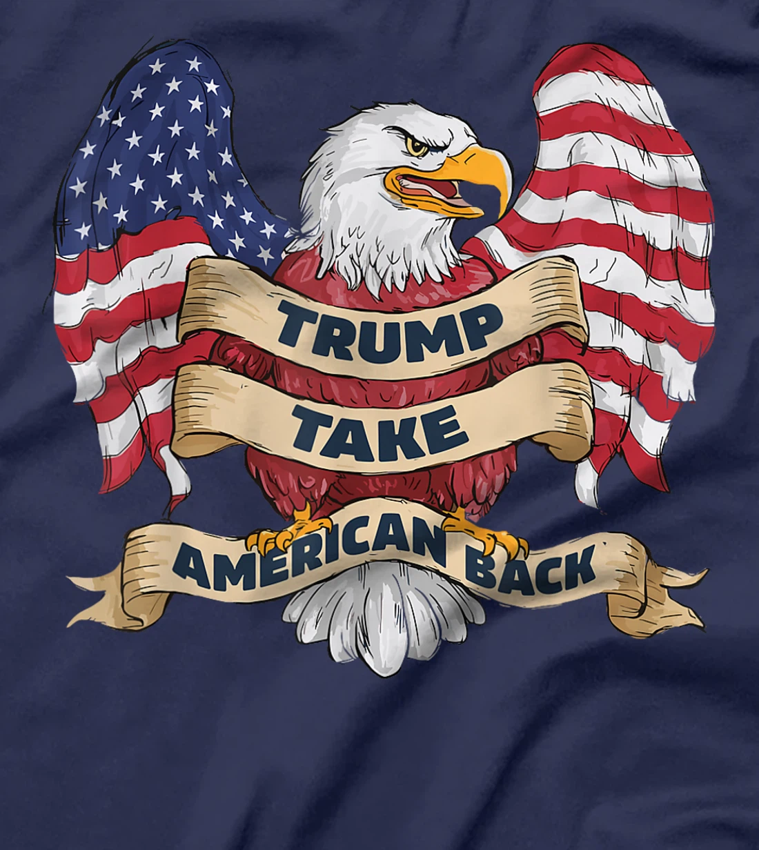 Trump 2024 Flag Take America Back Men Women Donald Trump T-Shirt