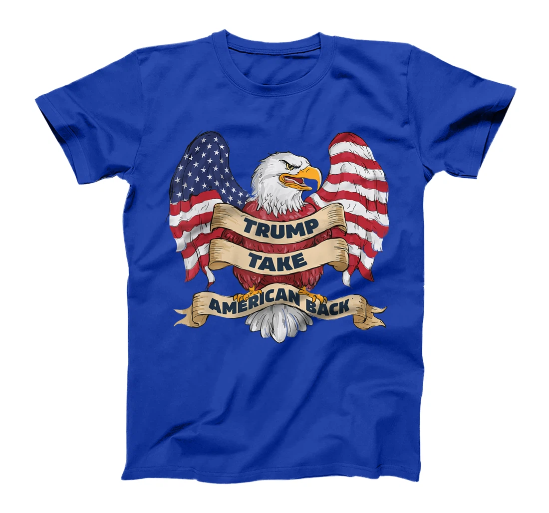 Trump 2024 Flag Take America Back Men Women Donald Trump T-Shirt