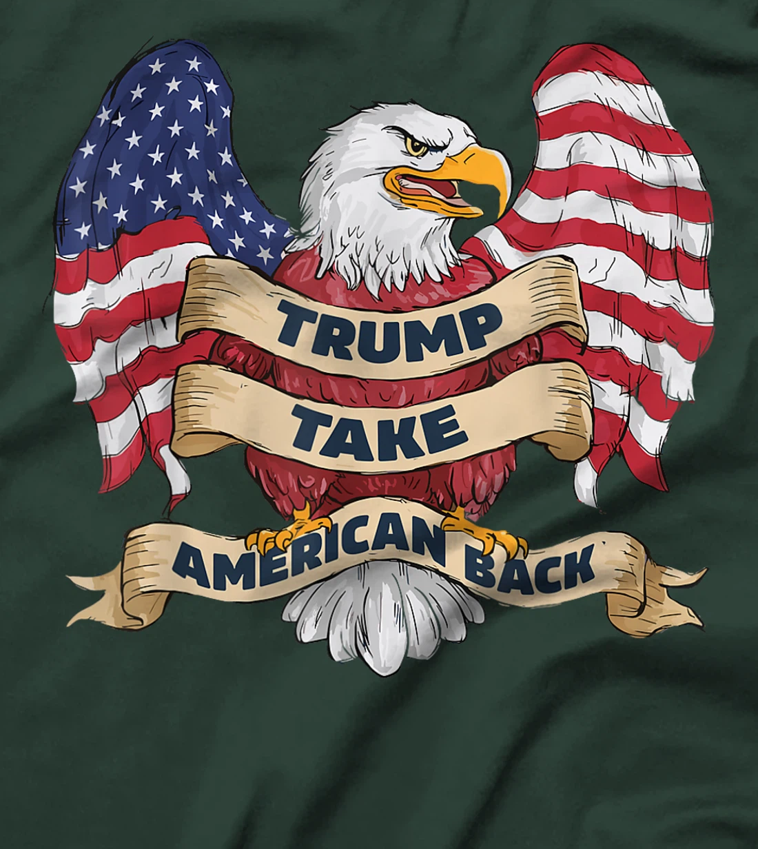 Trump 2024 Flag Take America Back Men Women Donald Trump T-Shirt