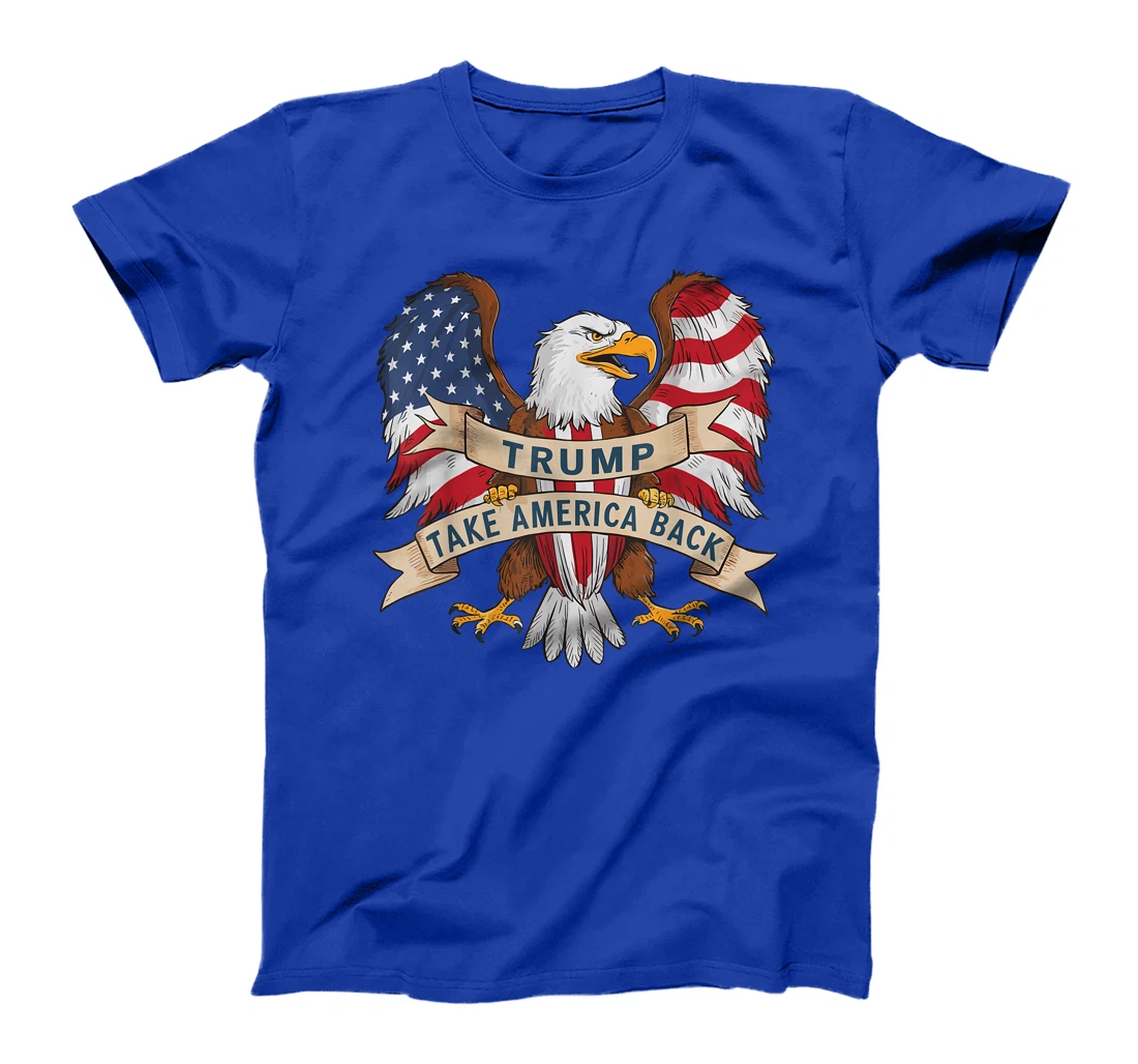 Trump 2024 Flag Take America Back Men Women Donald Trump T-Shirt