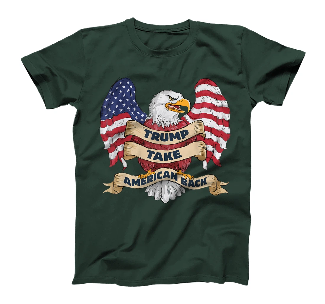 Trump 2024 Flag Take America Back Men Women Donald Trump T-Shirt