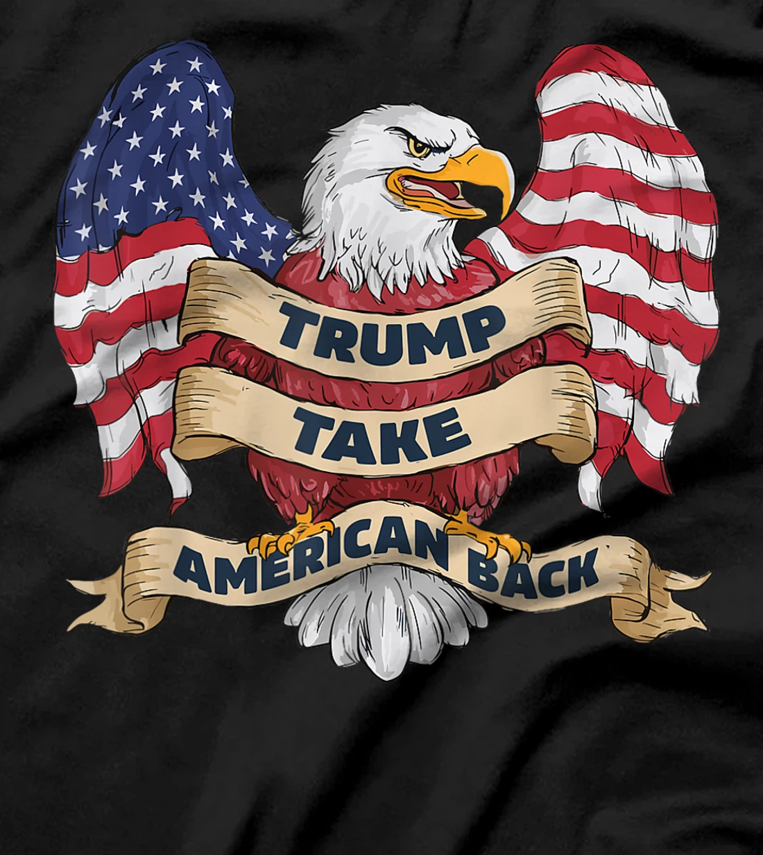 Trump 2024 Flag Take America Back Men Women Donald Trump T-Shirt