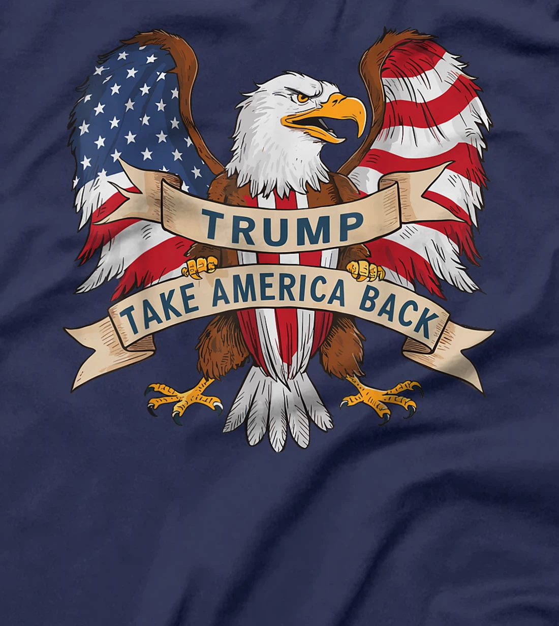 Trump 2024 Flag Take America Back Men Women Donald Trump T-Shirt