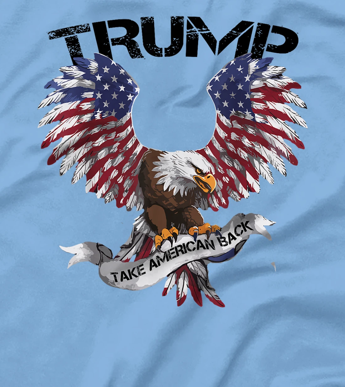 Trump 2024 Flag Take America Back Men Women Donald Trump T-Shirt
