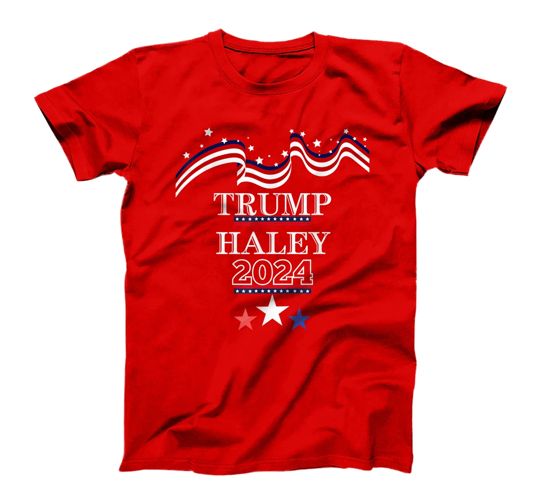Donald Trump Nikki Haley 2024 Presidential Election Politics T-Shirt