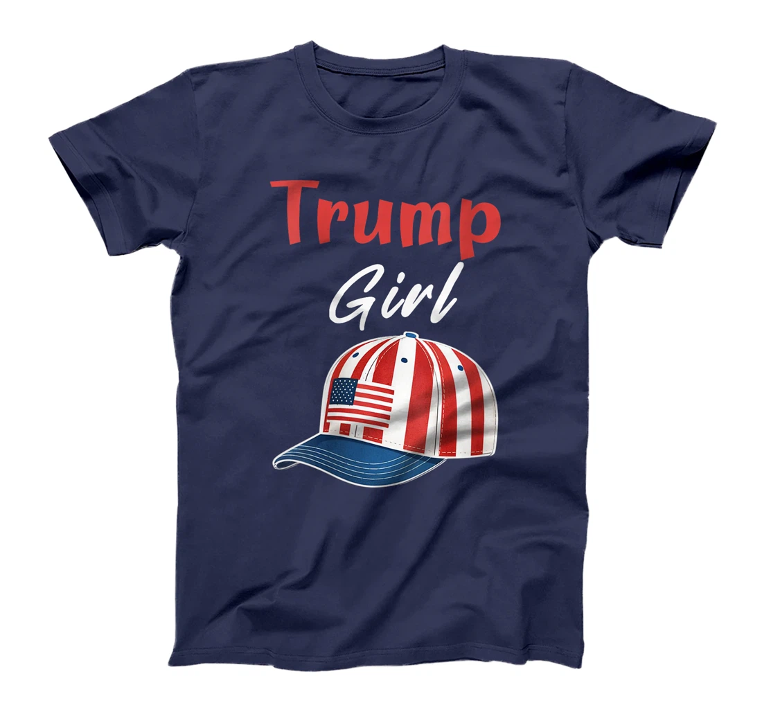 Womens Funny Trump Election, Trump Girl Cap Hat Girls Women T-Shirt