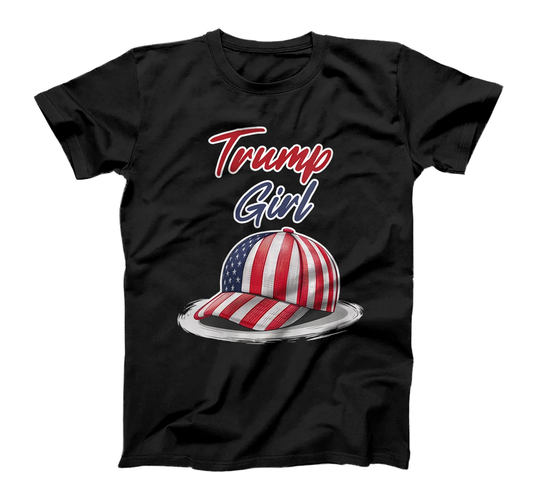 Womens Funny Trump Election, Trump Girl Cap Hat Women T-Shirt