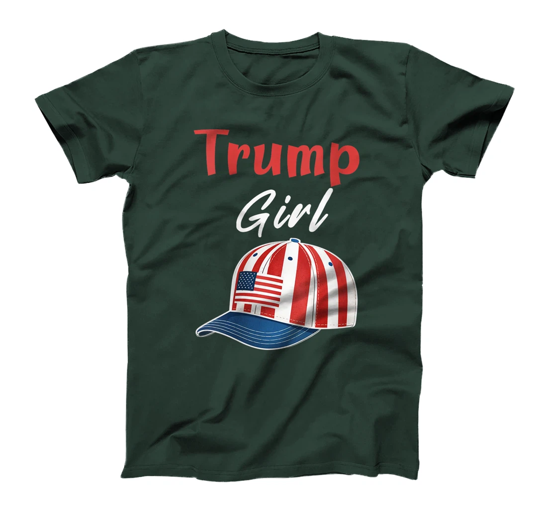 Womens Funny Trump Election, Trump Girl Cap Hat Girls Women T-Shirt