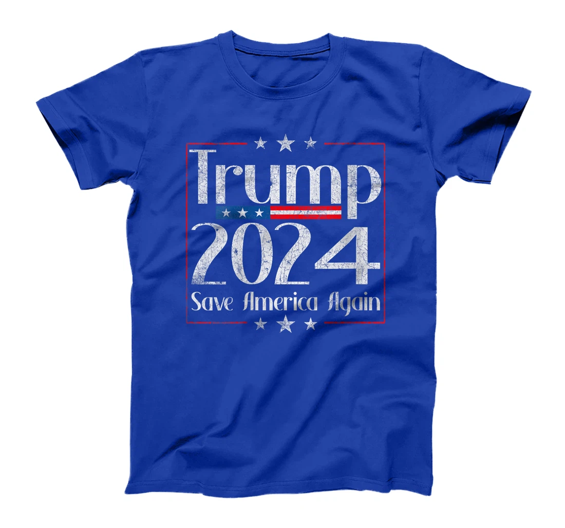 Womens Trump 2024 Shirt Save America Shirt Save America Again Trump T-Shirt