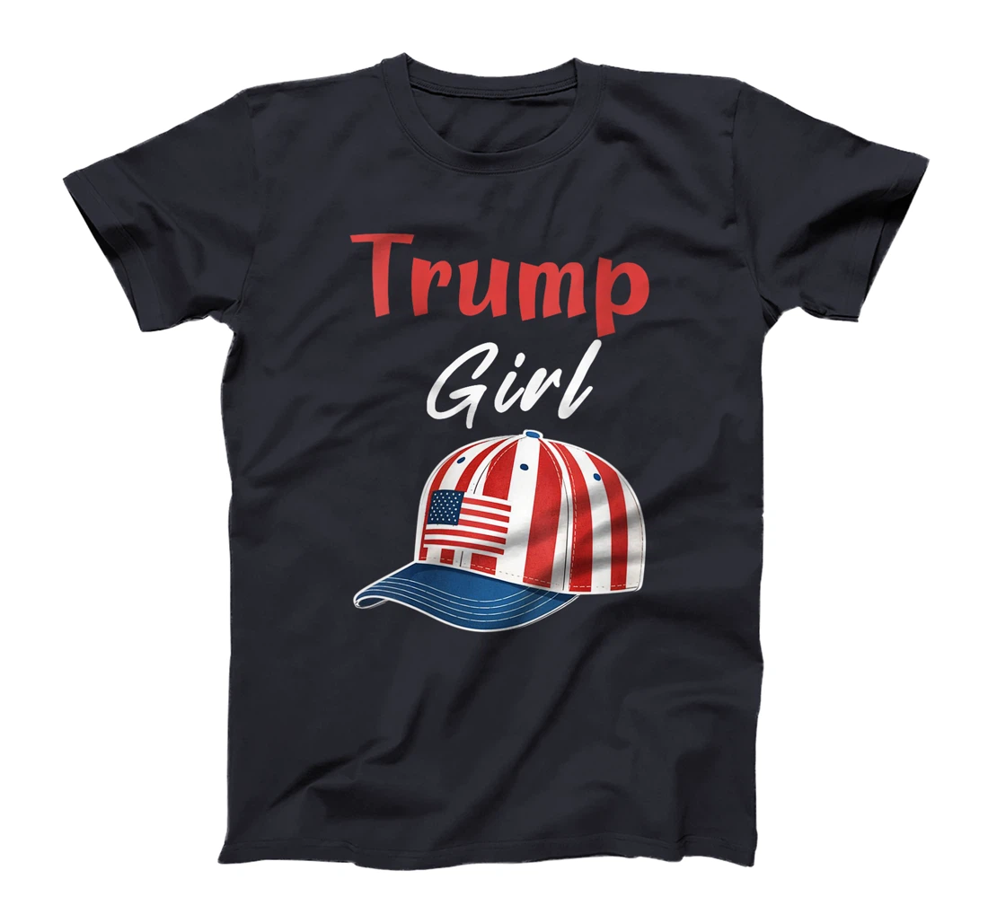 Womens Funny Trump Election, Trump Girl Cap Hat Girls Women T-Shirt