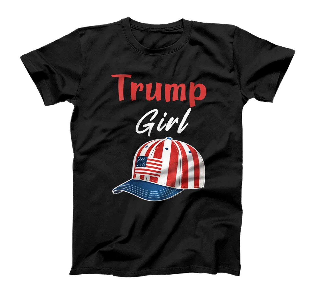 Womens Funny Trump Election, Trump Girl Cap Hat Girls Women T-Shirt