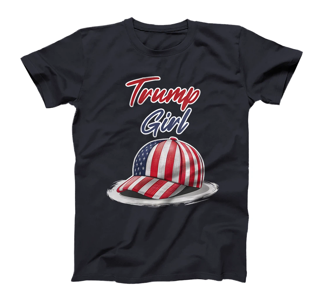 Womens Funny Trump Election, Trump Girl Cap Hat Women T-Shirt