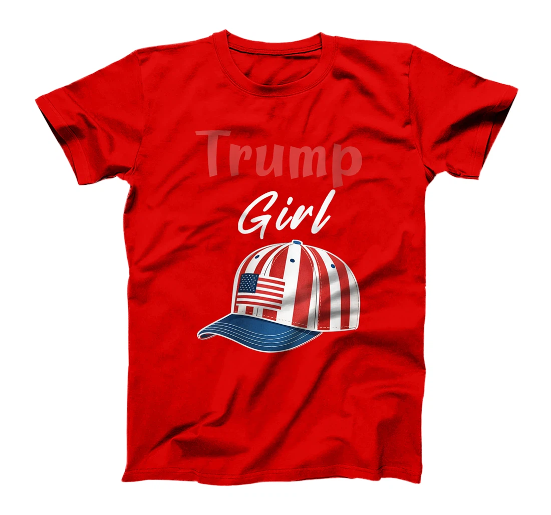 Womens Funny Trump Election, Trump Girl Cap Hat Girls Women T-Shirt