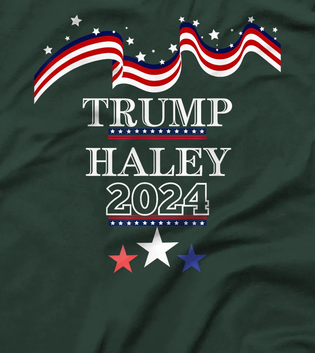 Donald Trump Nikki Haley 2024 Presidential Election Politics T-Shirt