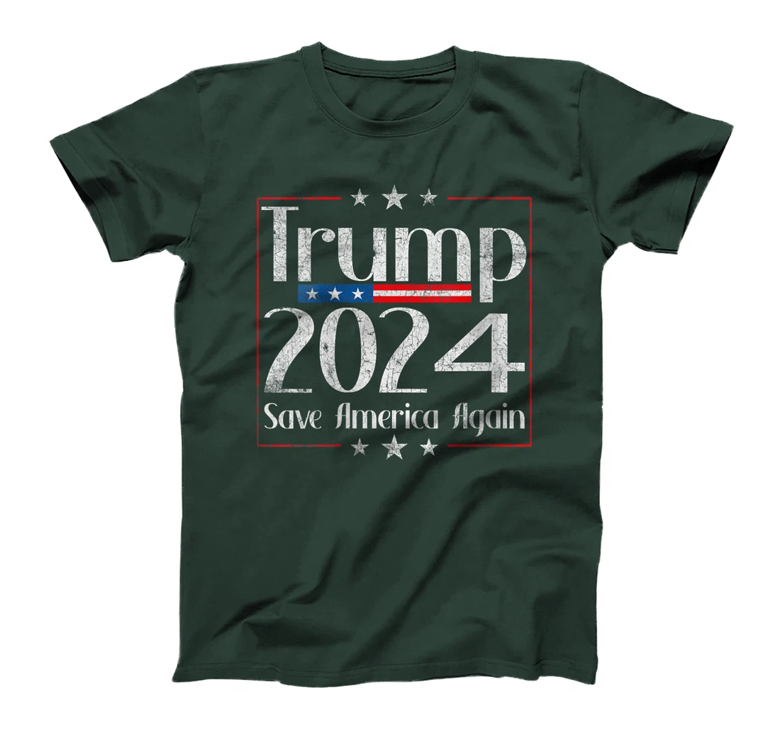 Womens Trump 2024 Shirt Save America Shirt Save America Again Trump T-Shirt