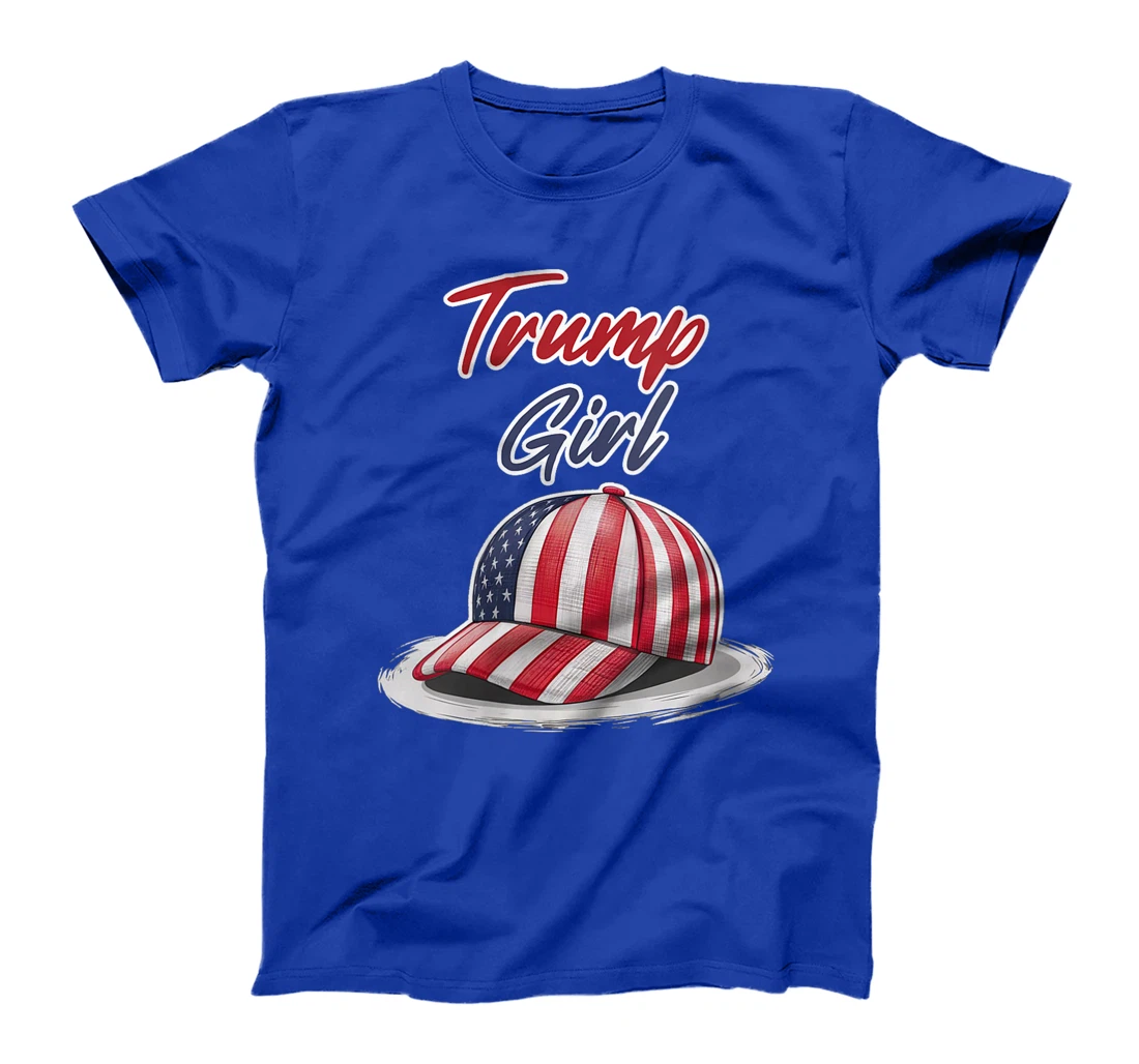 Womens Funny Trump Election, Trump Girl Cap Hat Women T-Shirt
