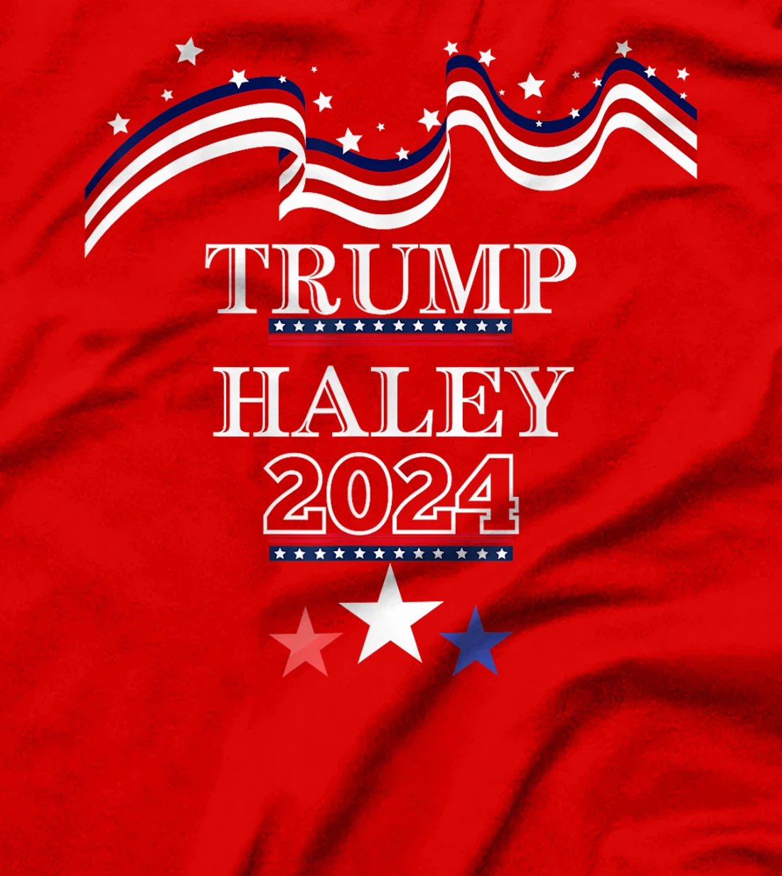 Donald Trump Nikki Haley 2024 Presidential Election Politics T-Shirt