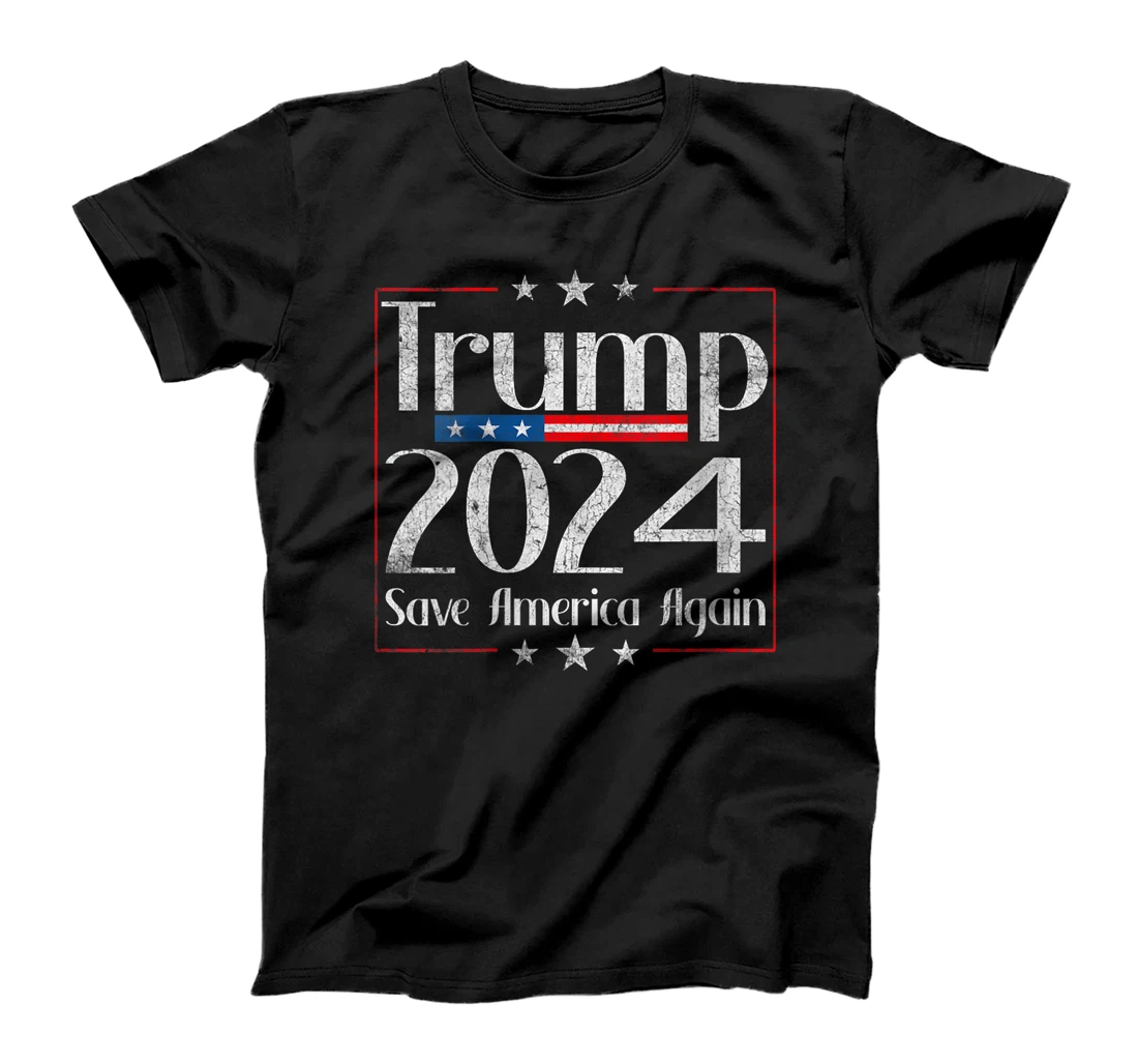 Womens Trump 2024 Shirt Save America Shirt Save America Again Trump T-Shirt