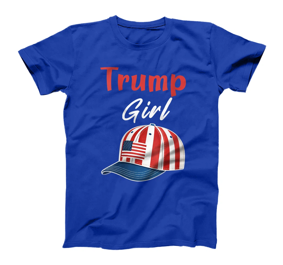Womens Funny Trump Election, Trump Girl Cap Hat Girls Women T-Shirt