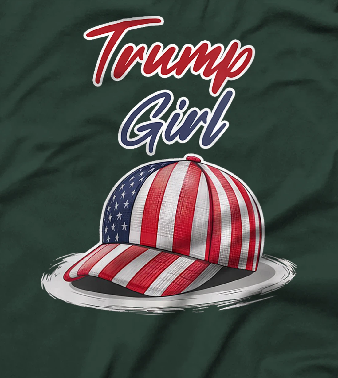 Womens Funny Trump Election, Trump Girl Cap Hat Women T-Shirt