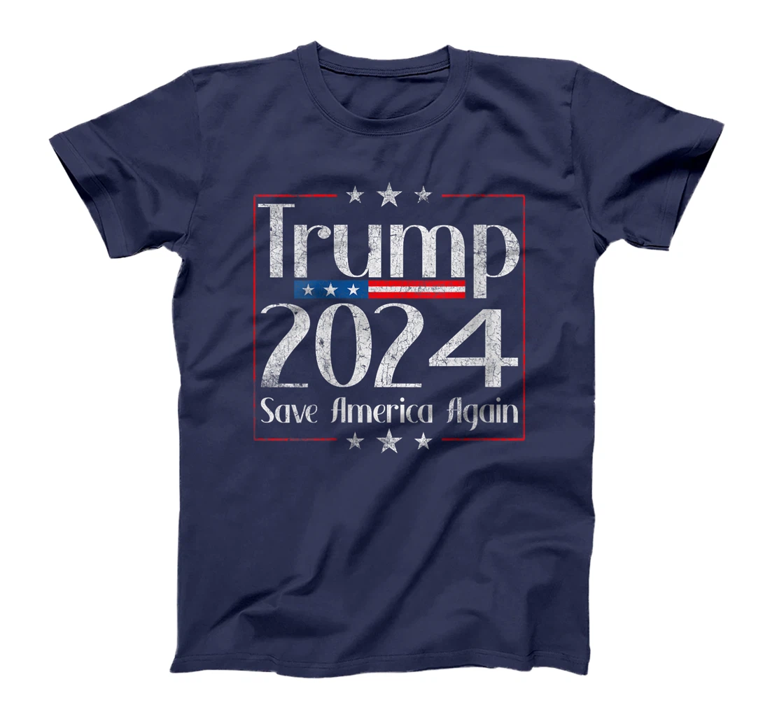Womens Trump 2024 Shirt Save America Shirt Save America Again Trump T-Shirt