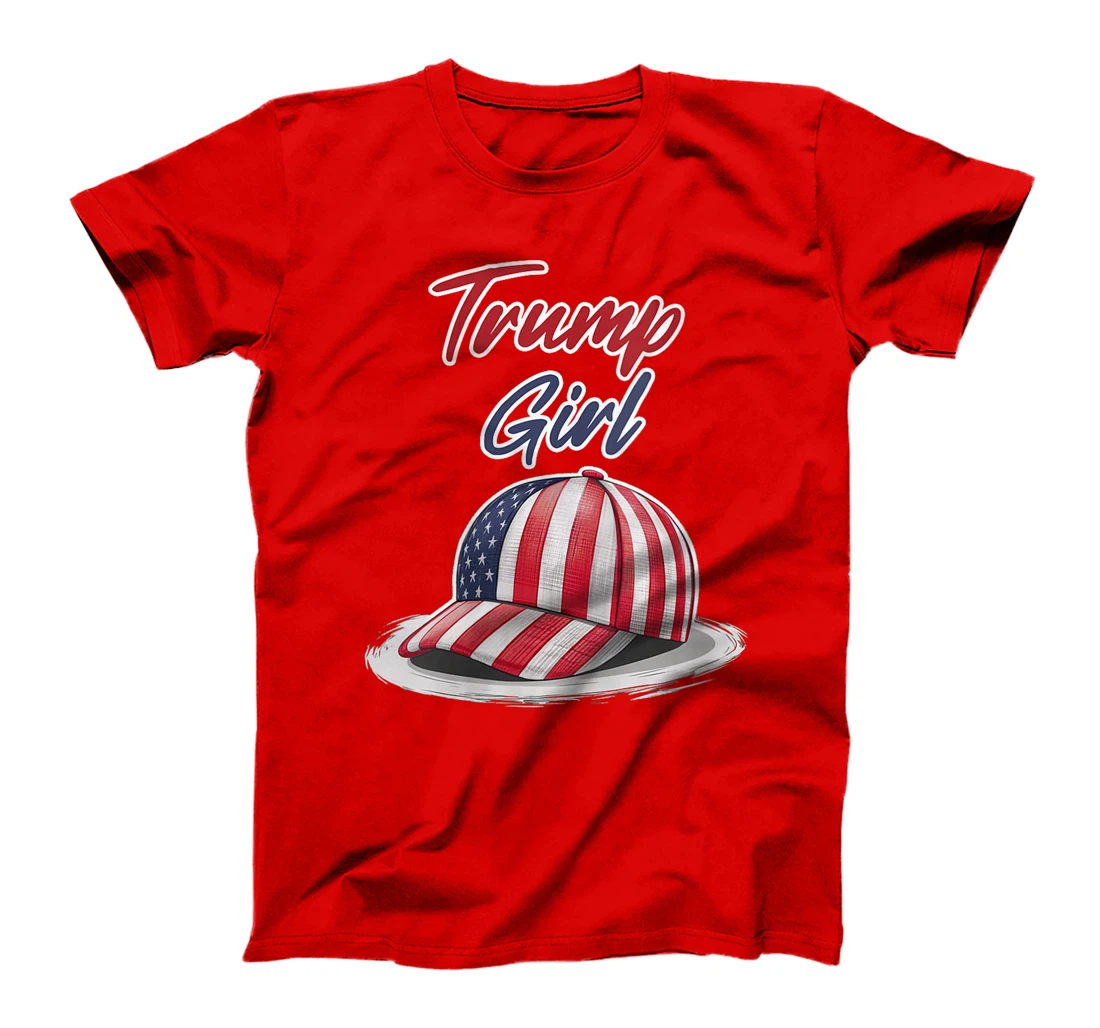 Womens Funny Trump Election, Trump Girl Cap Hat Women T-Shirt